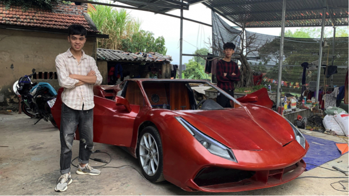 Cận cảnh chiếc Ferrari 488 GTB “pha-ke” tại Quảng Ninh